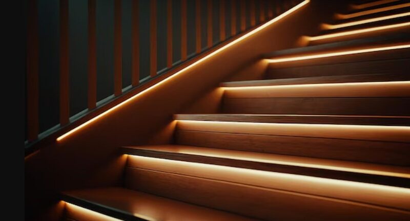 Perfis de LED para escadas: segurança e estilo juntos