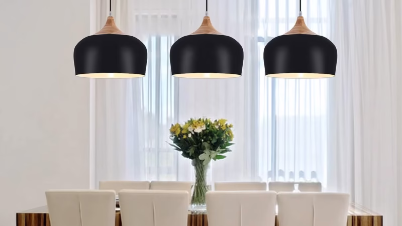 Guia definitivo de luminárias pendentes para salas de jantar