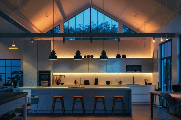 Casa com luz