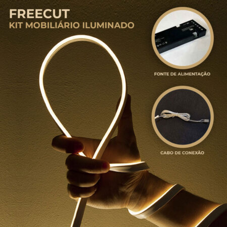 KIT ILUMINA TUDO – Perfil Flexível FREECUT