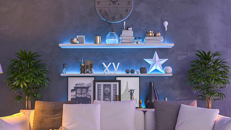 Fita de LED para Sala: Ideias Criativas de Iluminação Decorativa