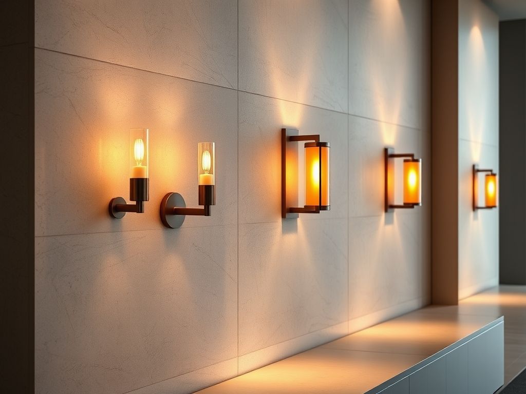 Arandelas para iluminação decorativa