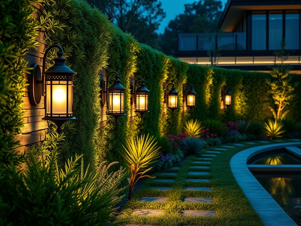 Arandelas para jardim