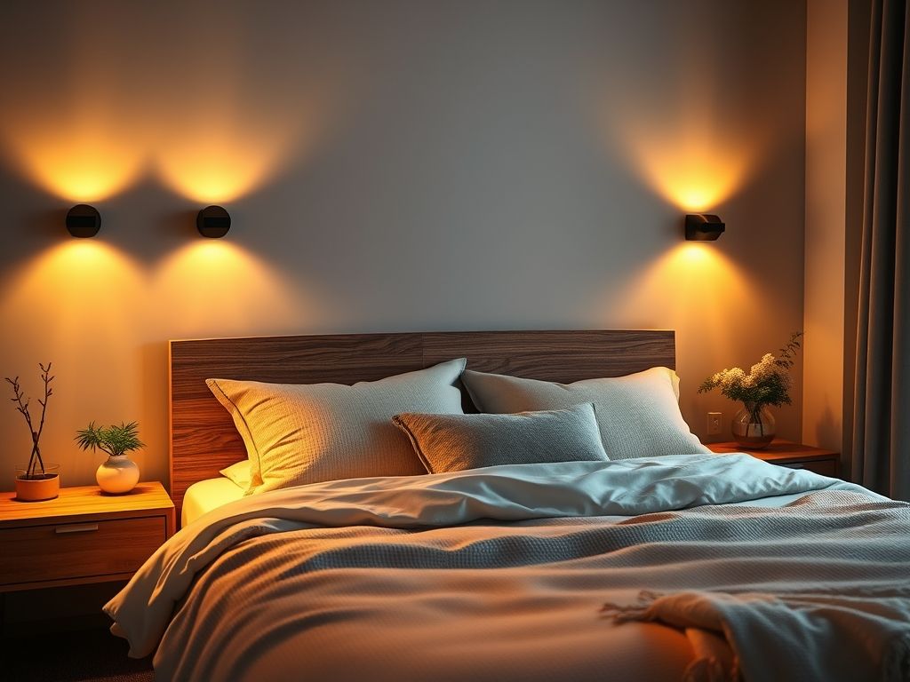Arandelas para quarto aconchegante