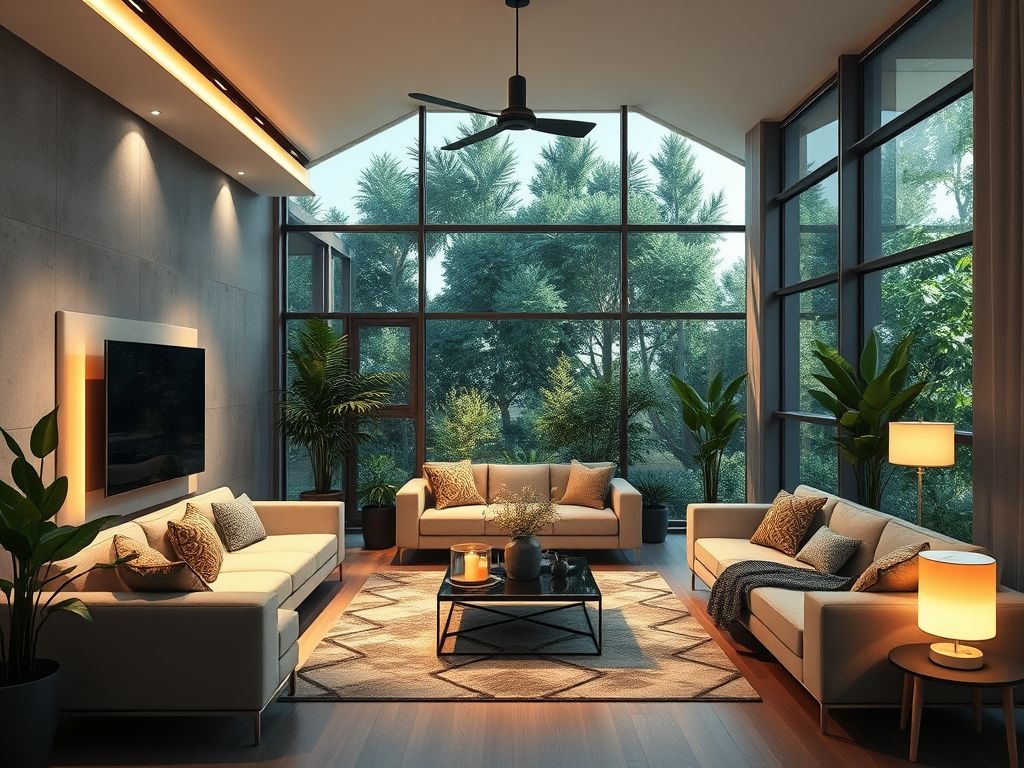 Como aplicar iluminação eco-friendly em salas de estar