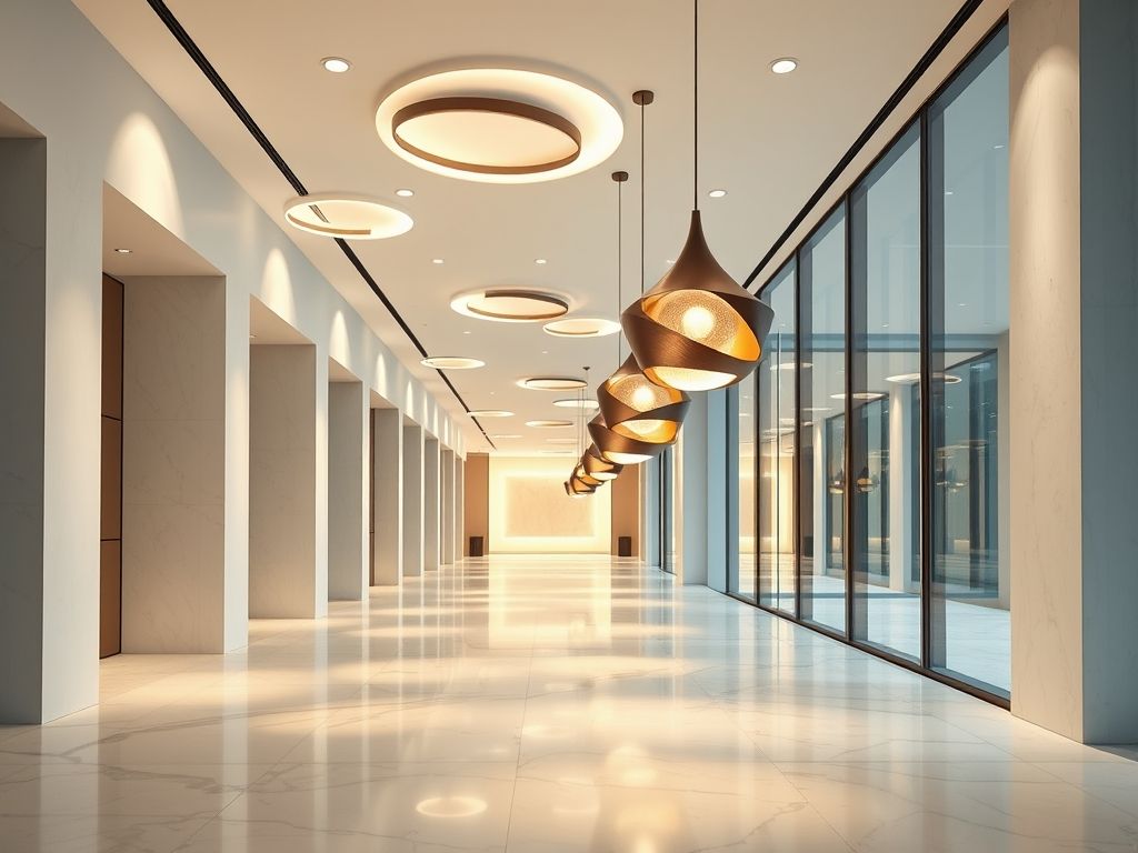 Como combinar luminárias esculturais e LEDs embutidos