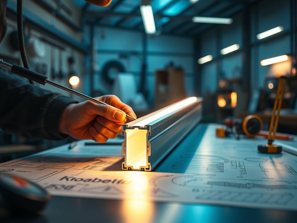 Como cortar perfil LED de forma profissional