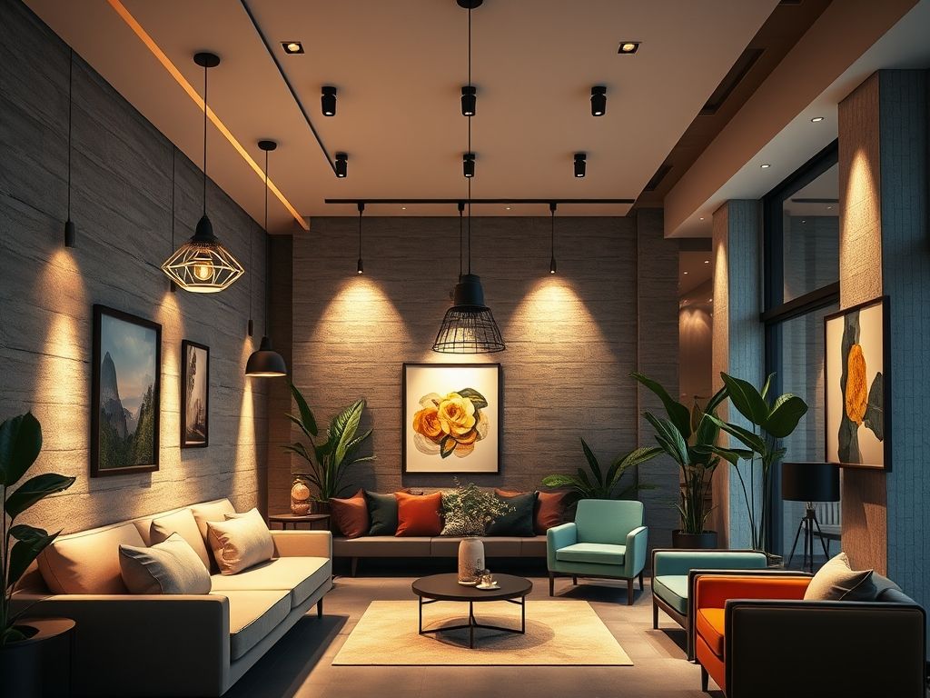 Como criar ambientes acolhedores com luzes em camadas