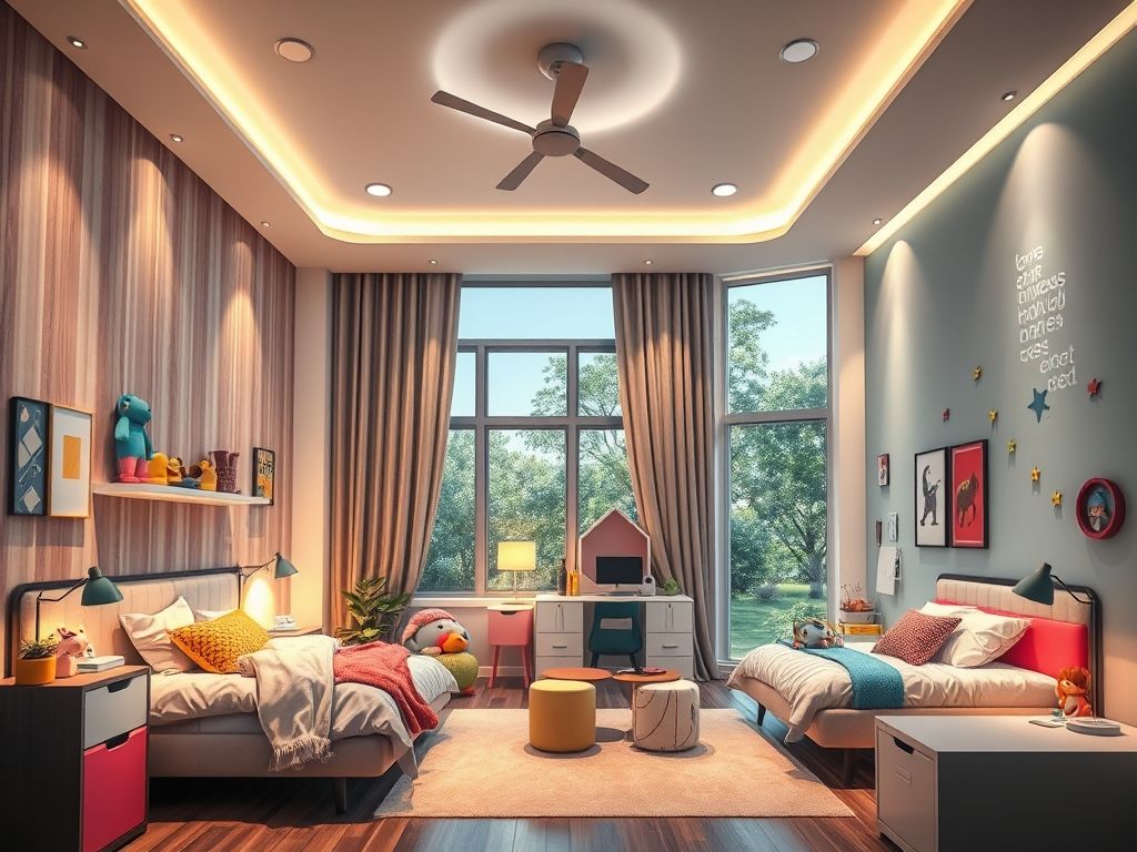 Como escolher a iluminação ideal para quartos infantis