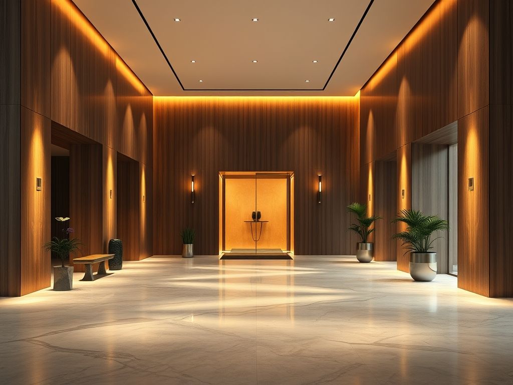 Como escolher iluminação para hall de entrada?