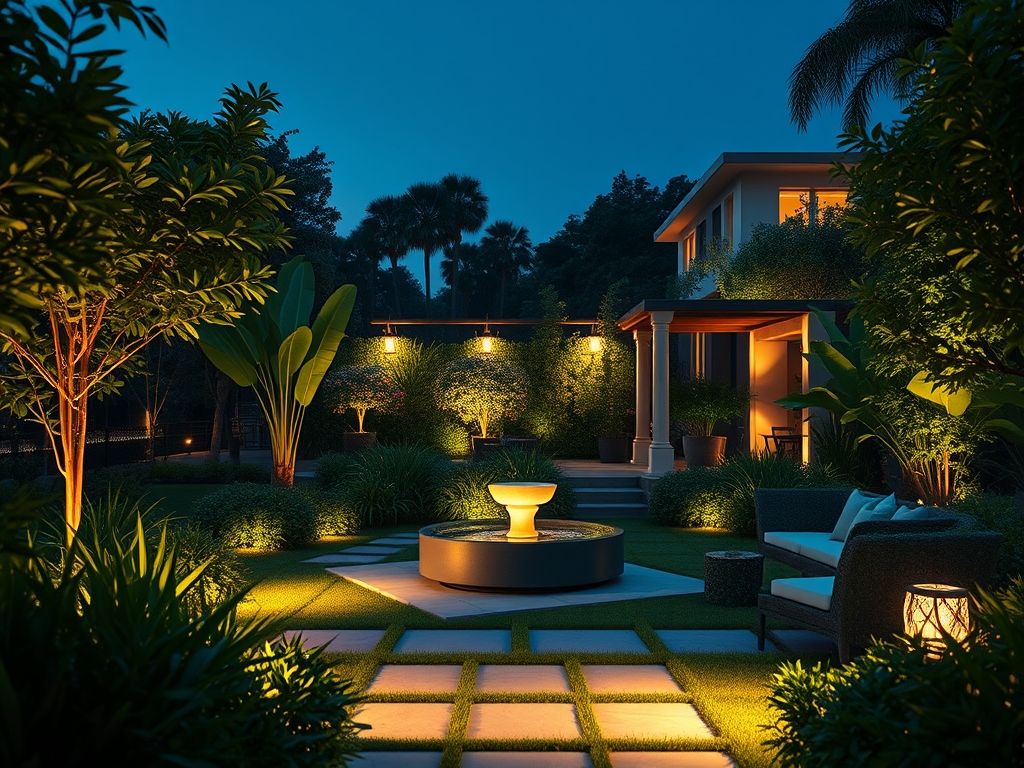 Como escolher iluminação para jardim?