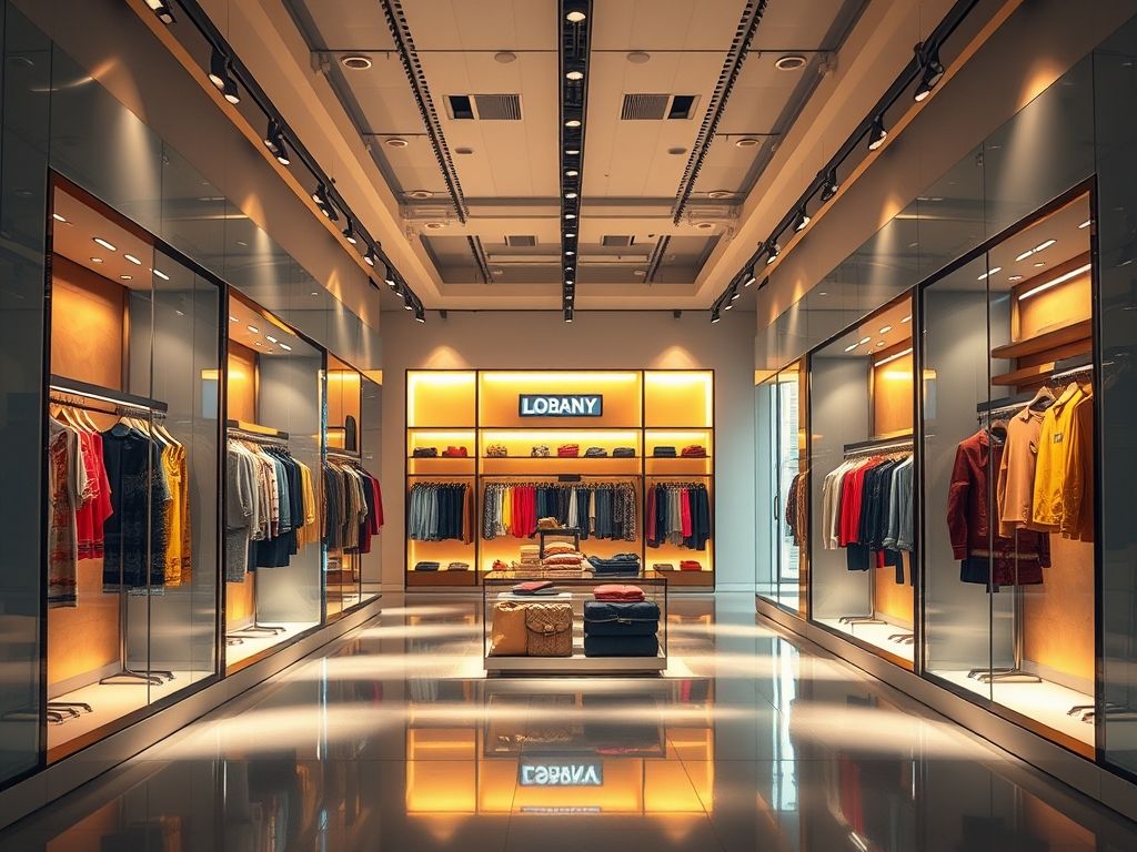 Como escolher iluminação para loja de roupas?