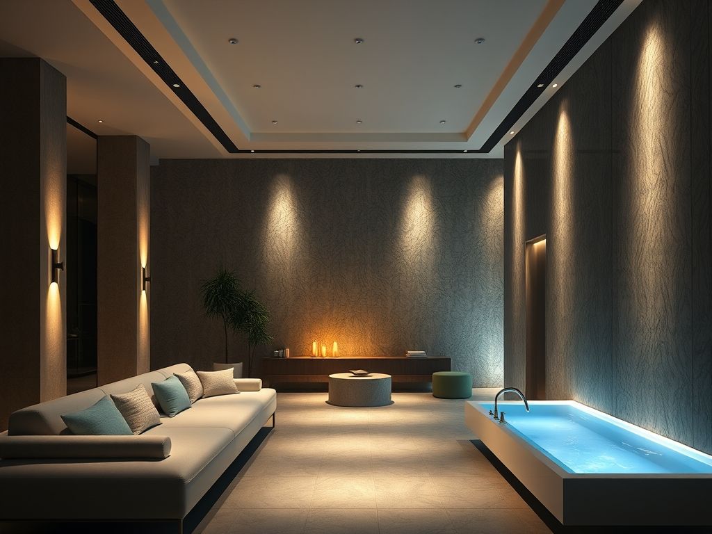 Como escolher iluminação para spa?