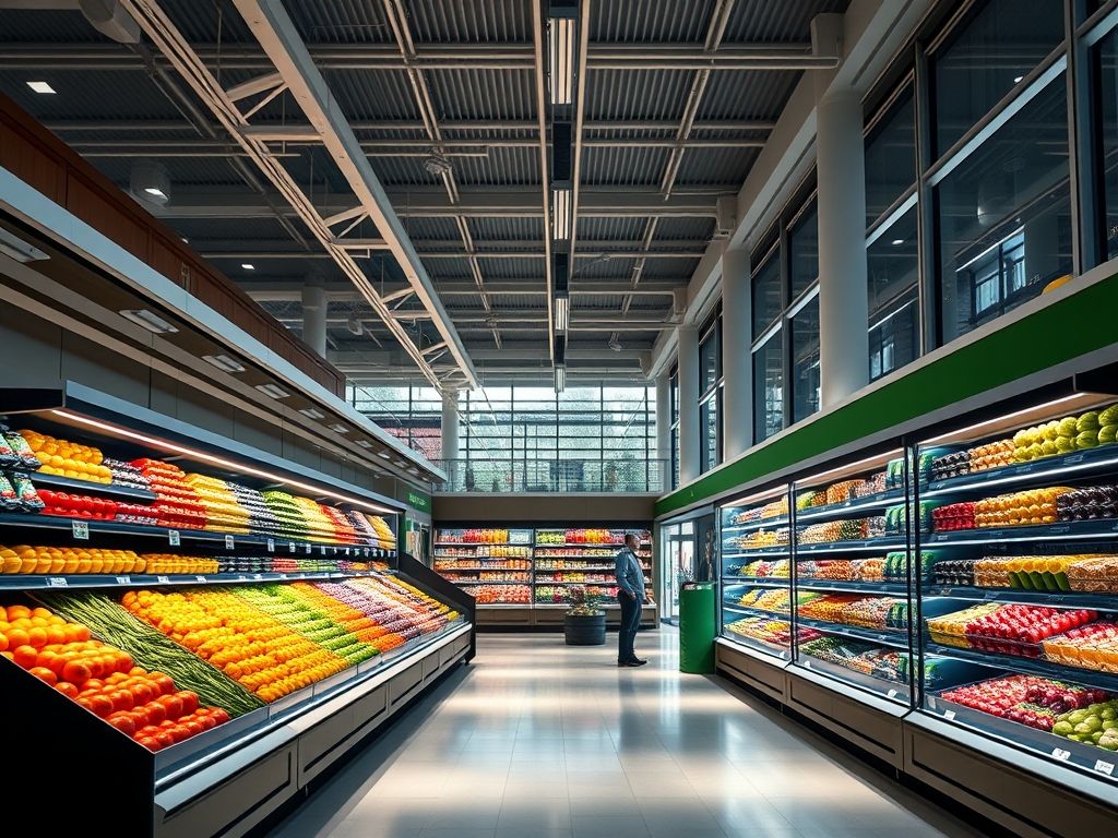Como escolher iluminação para supermercado?