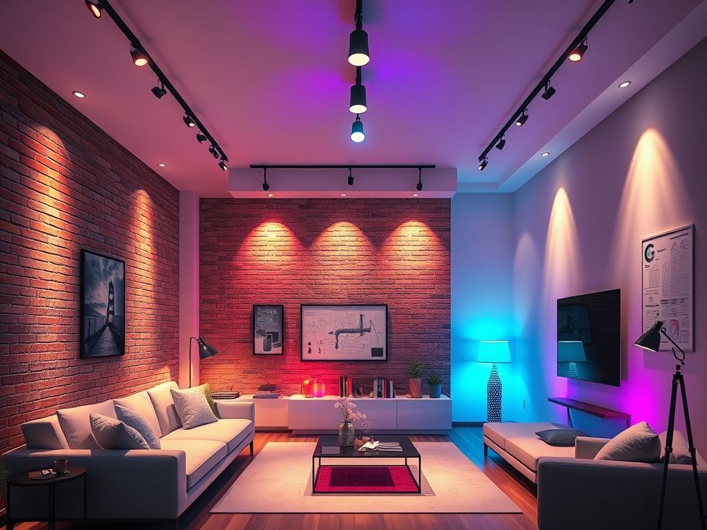 Como escolher lâmpadas RGB para iluminação residencial