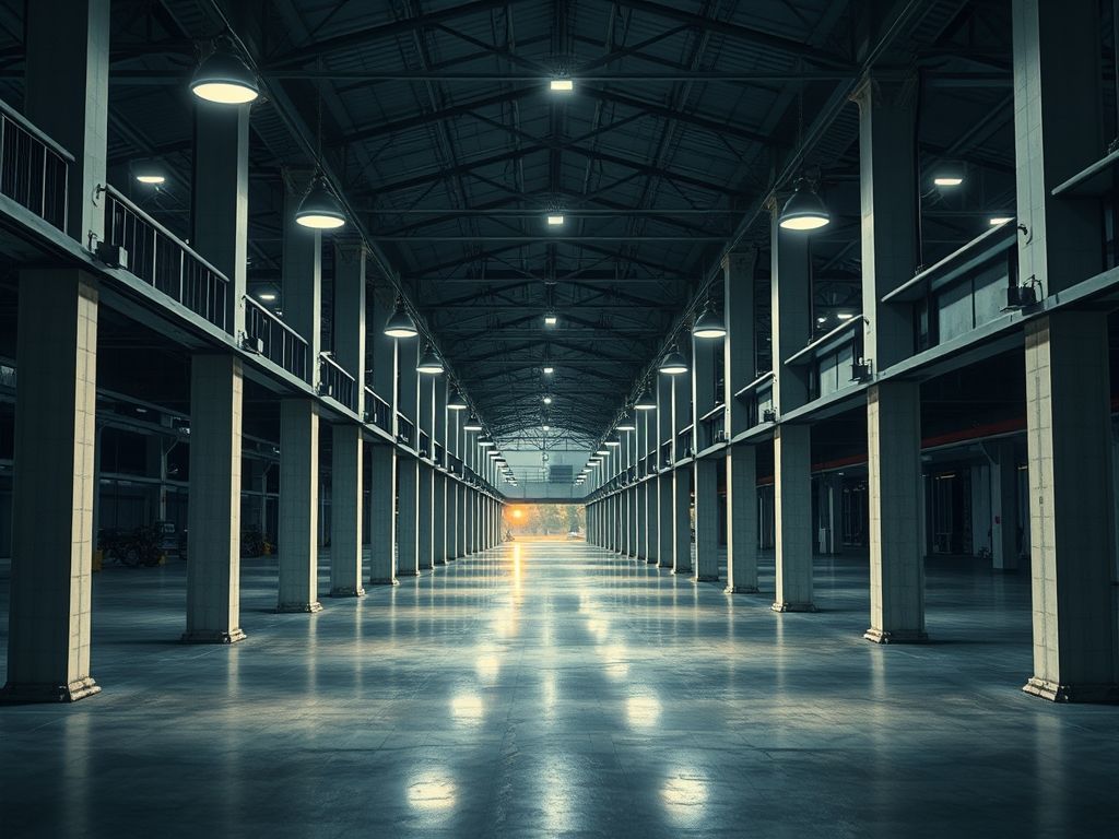 Como escolher luminária industrial