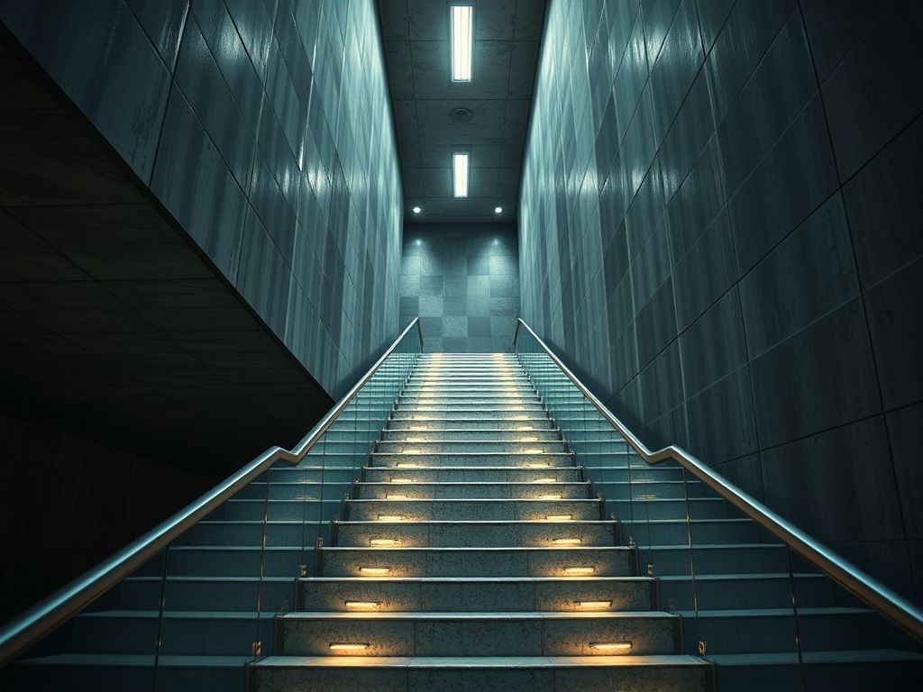 Como escolher luminária para escadas
