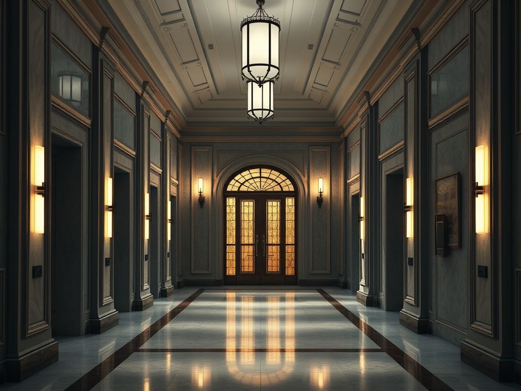 Como escolher luminária para hall de entrada
