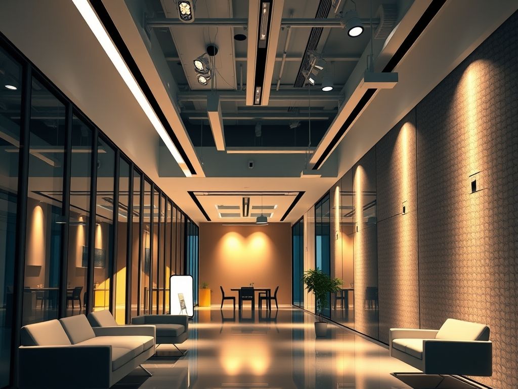 Como escolher perfis de LED para ambientes corporativos