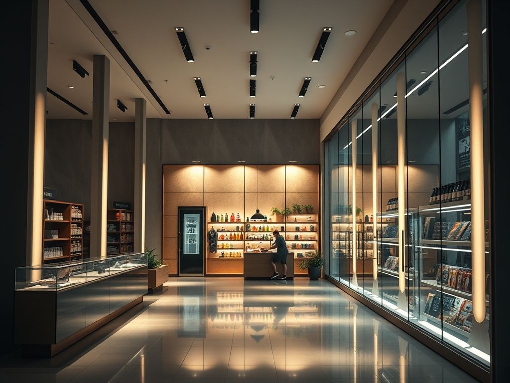 Como escolher spots para vitrines