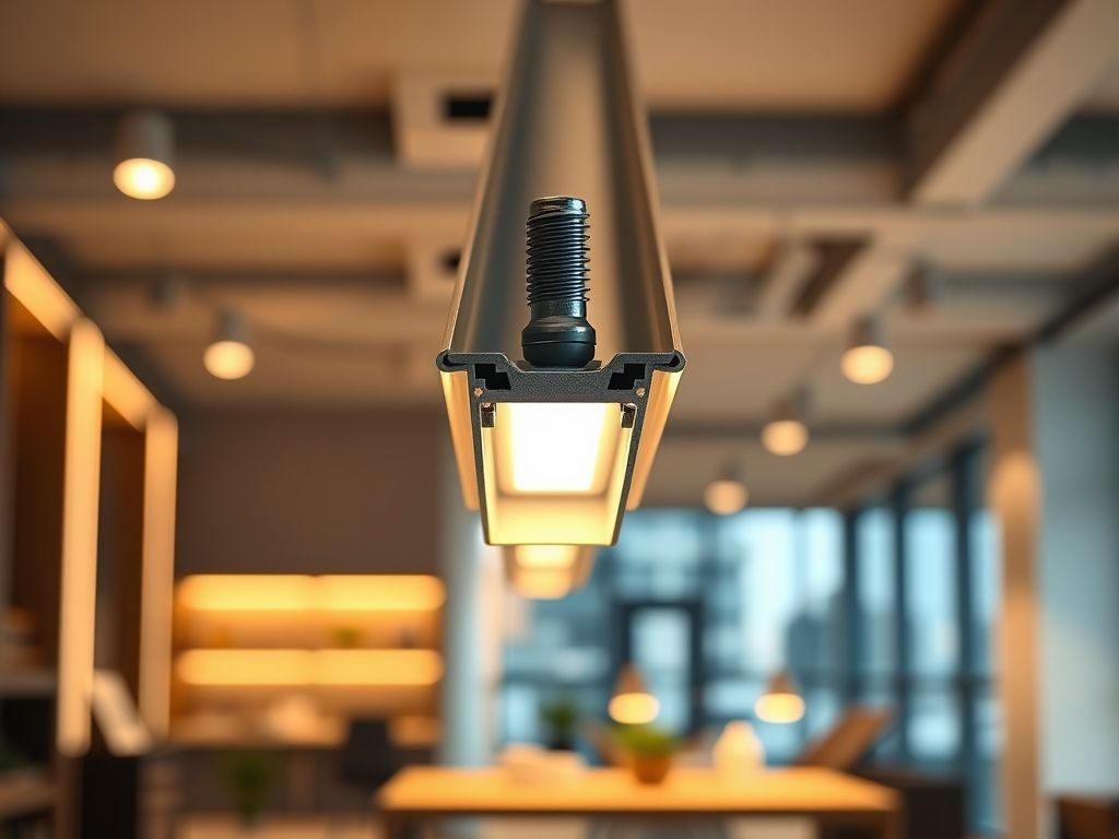 Como fixar perfil de LED com parafuso ou cola