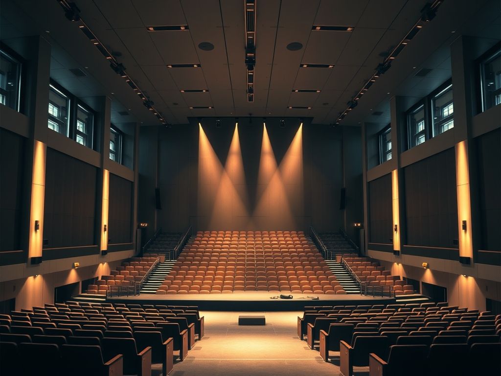 Como iluminar auditório?