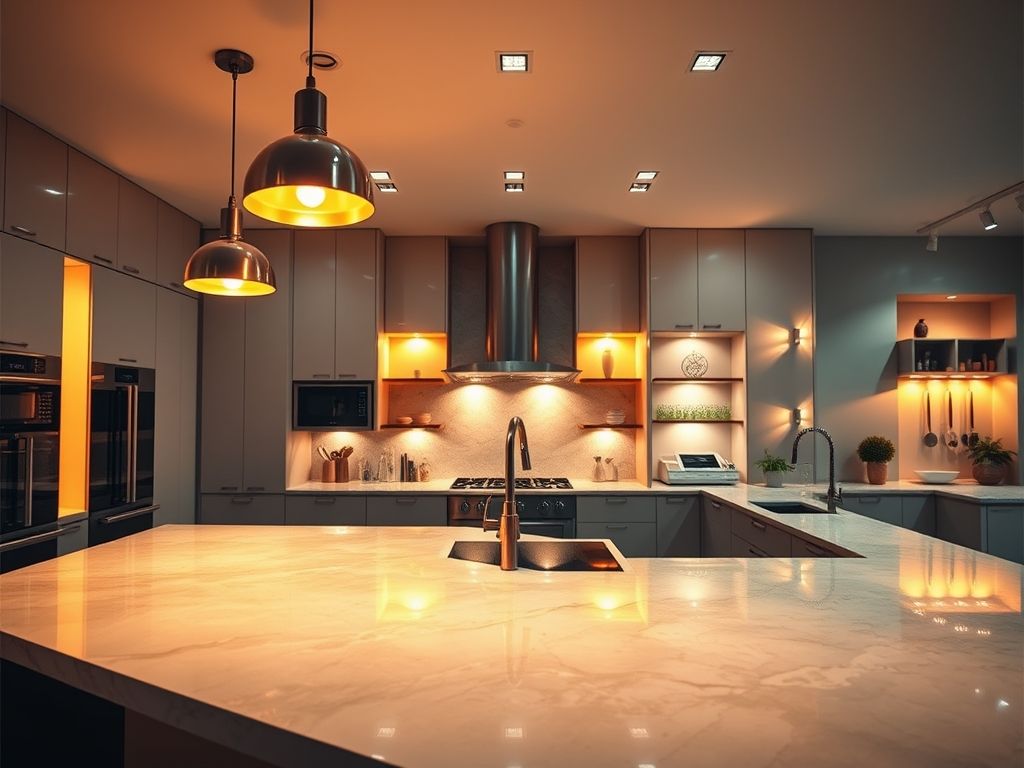 Como iluminar cozinha gourmet?