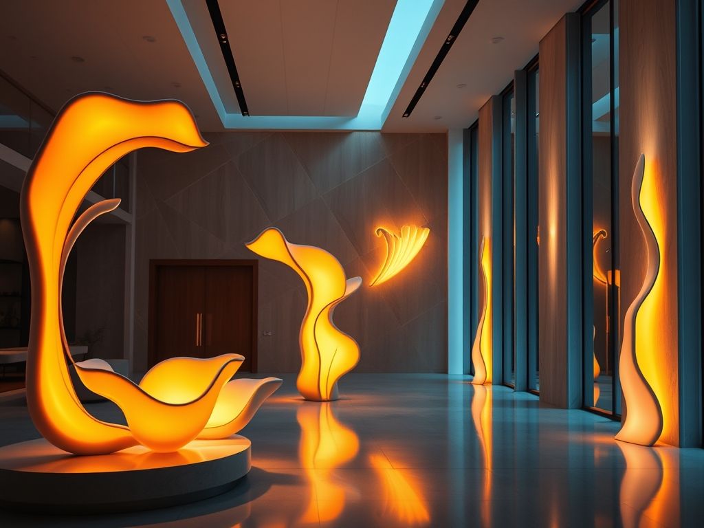 Como iluminar detalhes de forma artística com luminárias esculturais