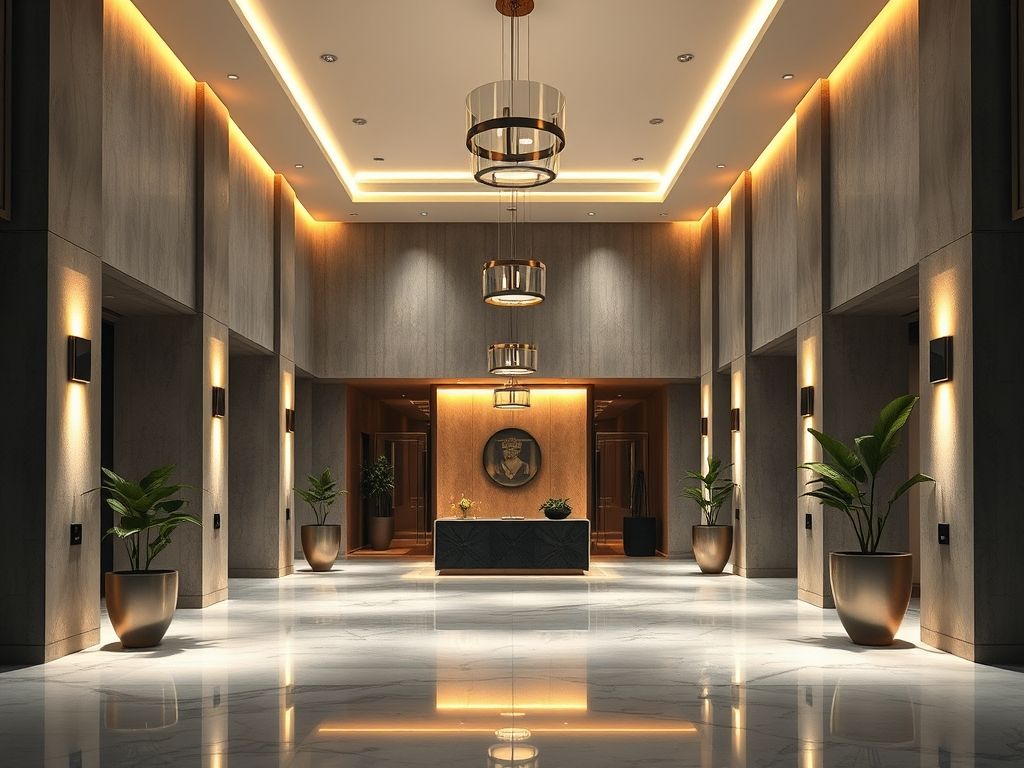 Como iluminar halls de entrada de apartamentos
