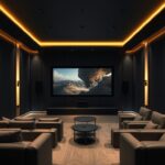 Como iluminar home theater?