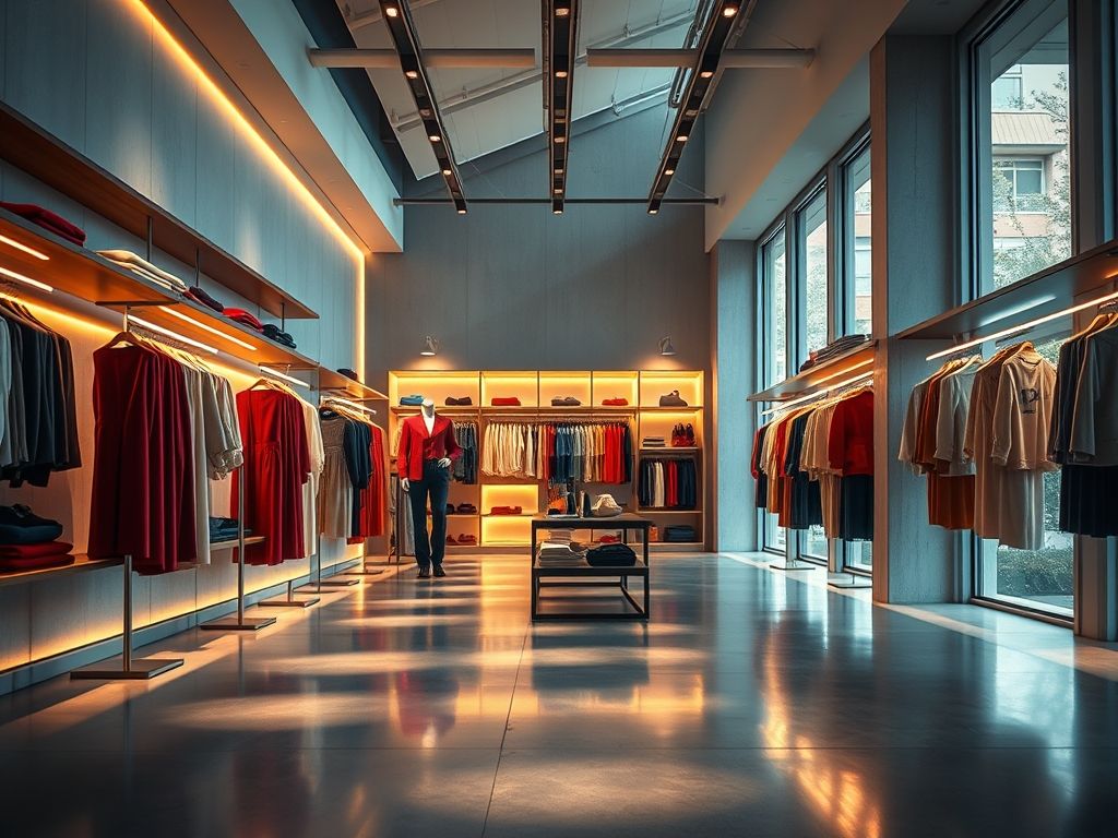 Como iluminar loja de roupas?