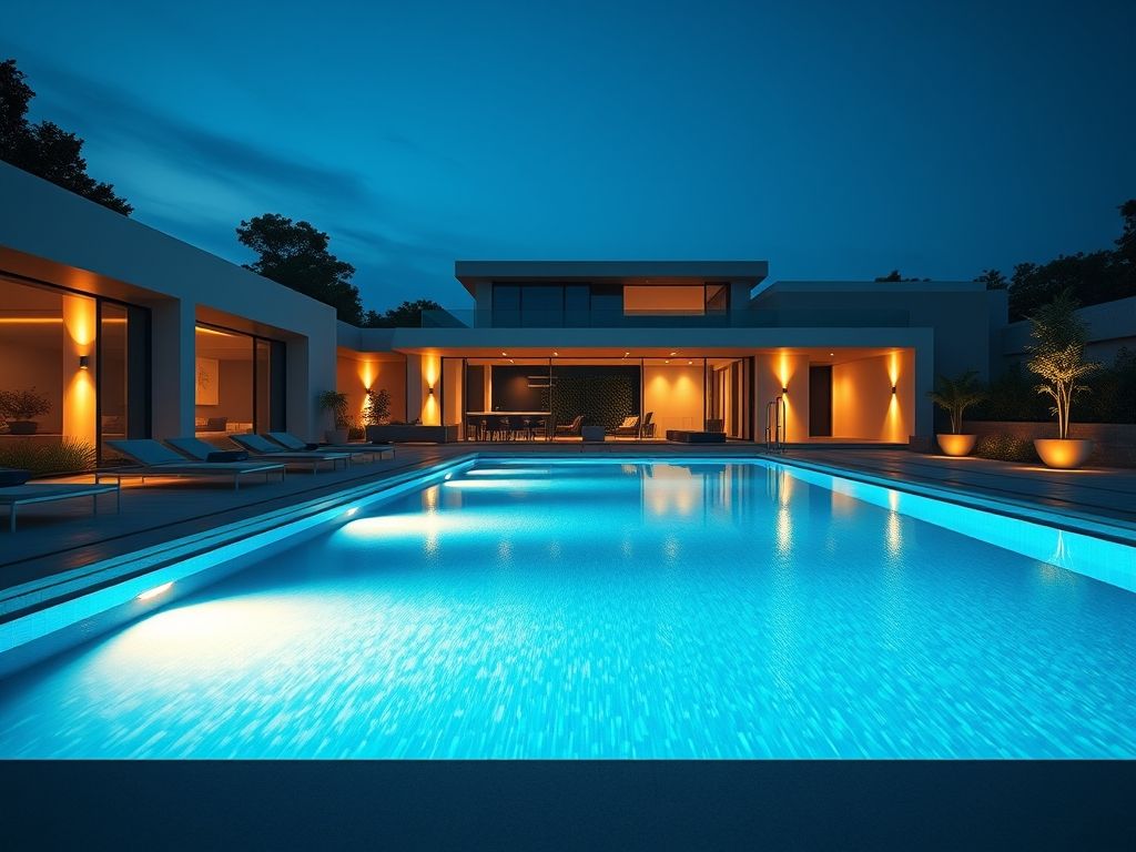 Como iluminar piscina?