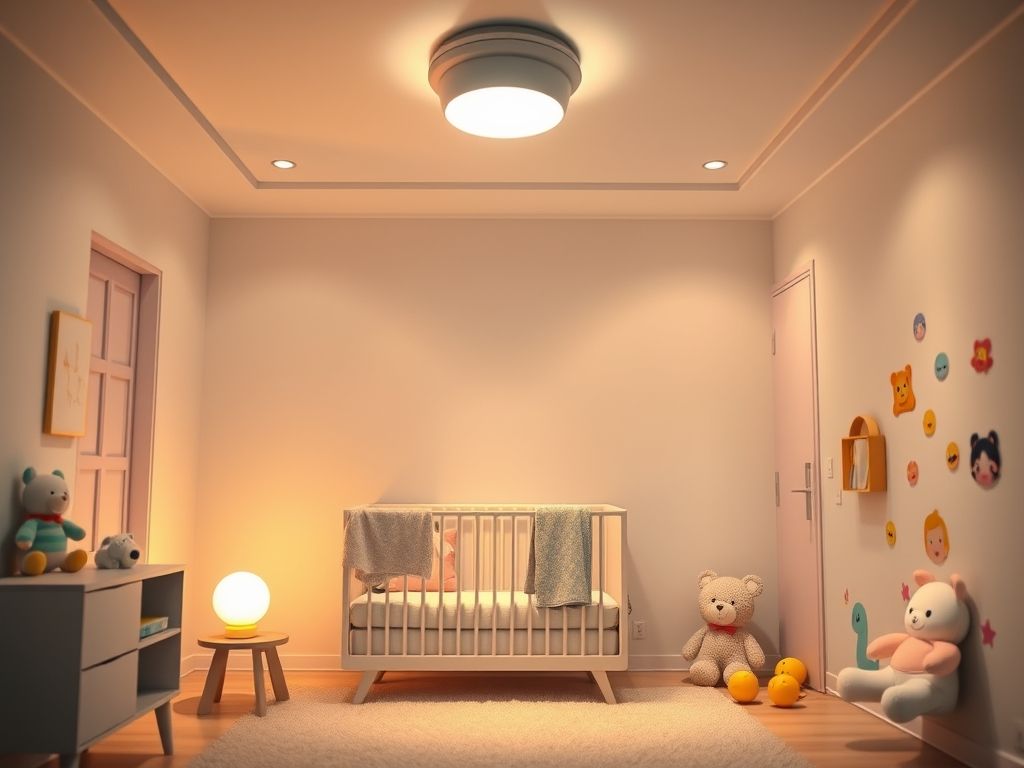 Como iluminar quartos de bebê de forma segura e confortável