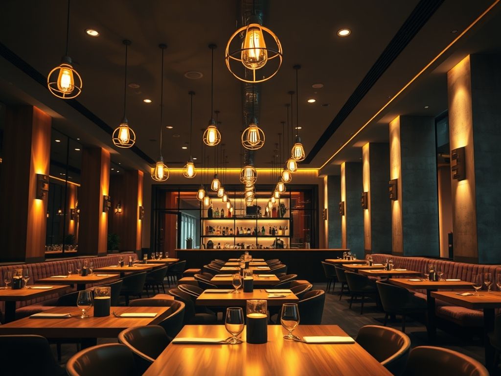 Como iluminar restaurante?