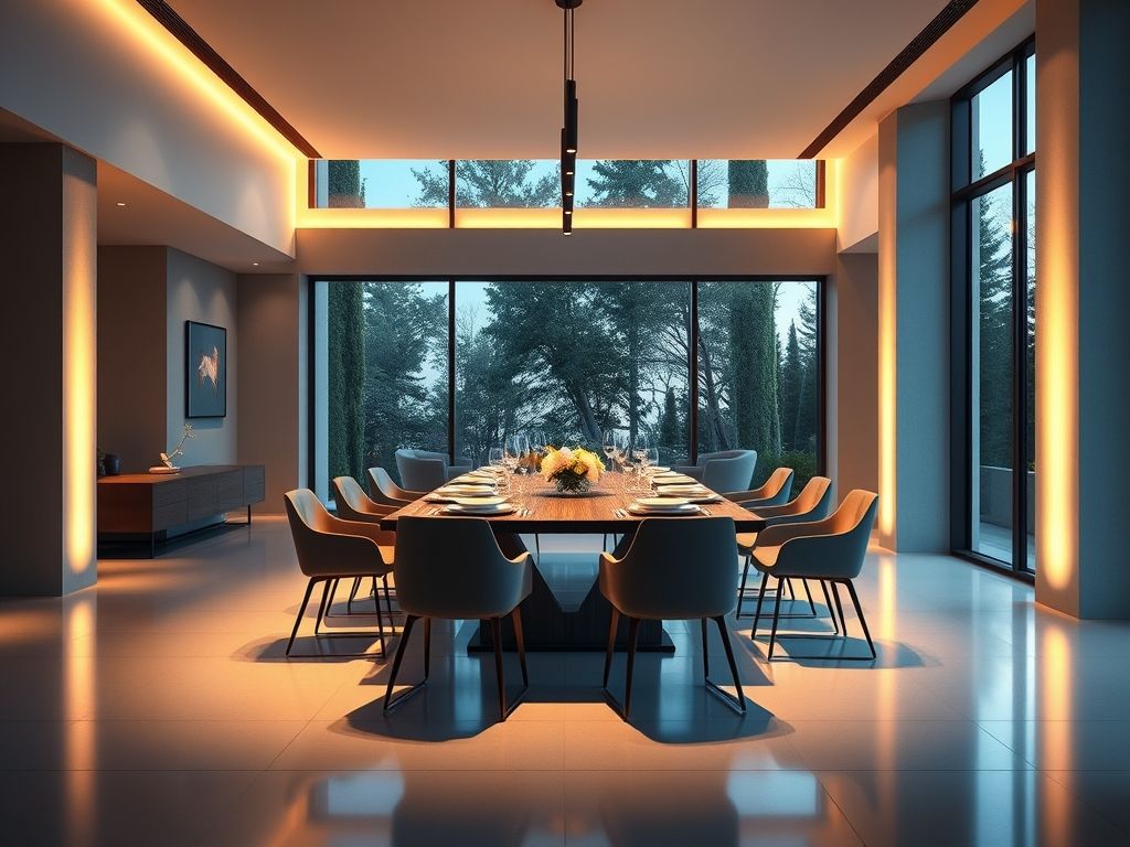 Como iluminar sala de jantar?