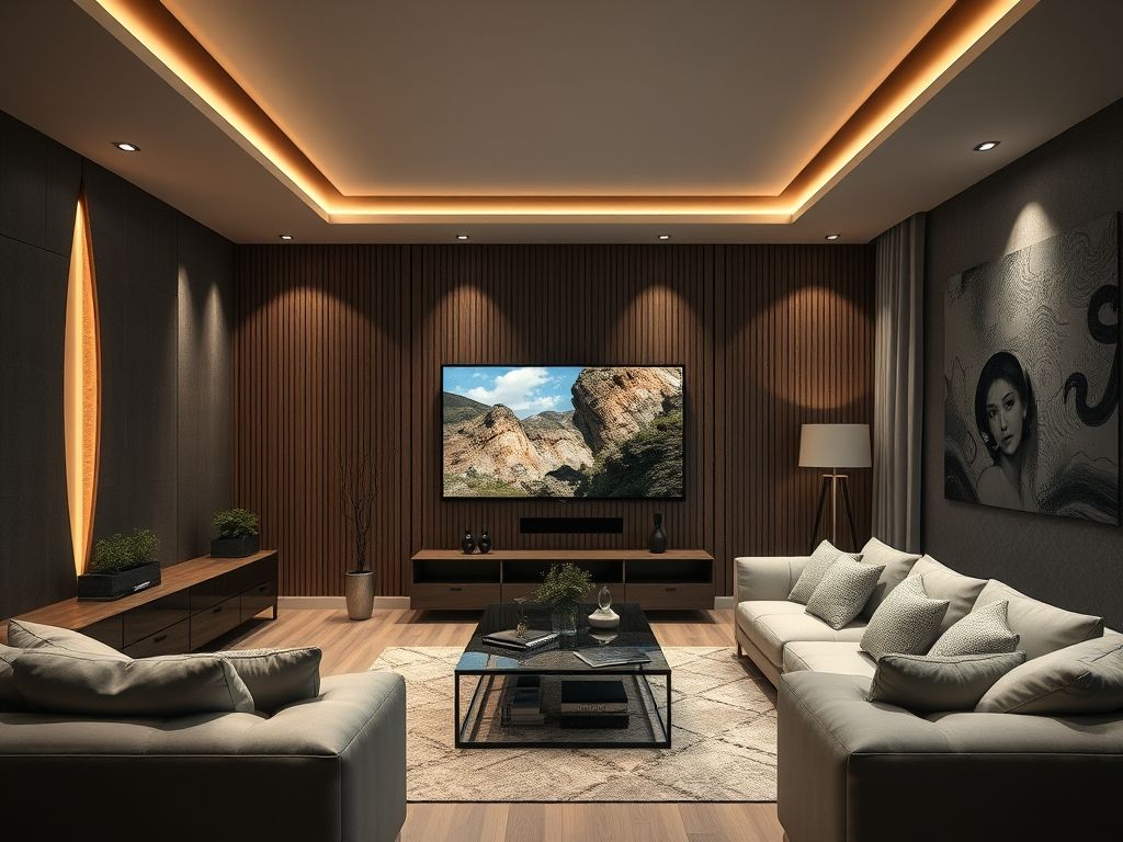 Como iluminar sala de TV sem reflexos