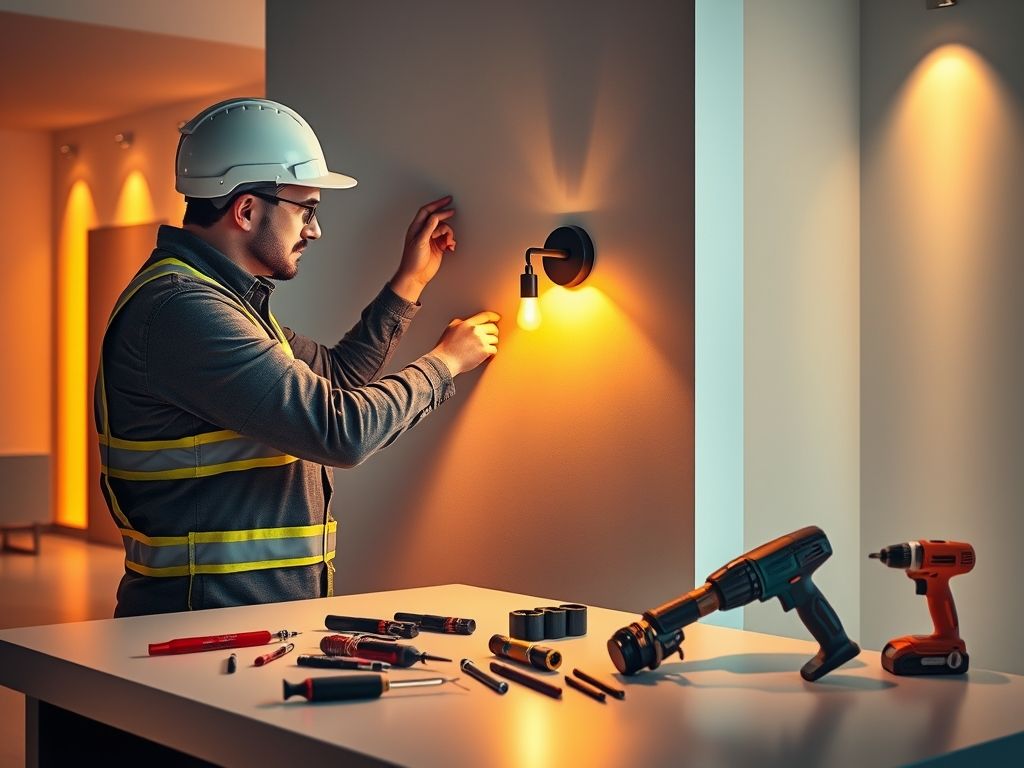 Como instalar arandelas na parede sem danificar o ambiente