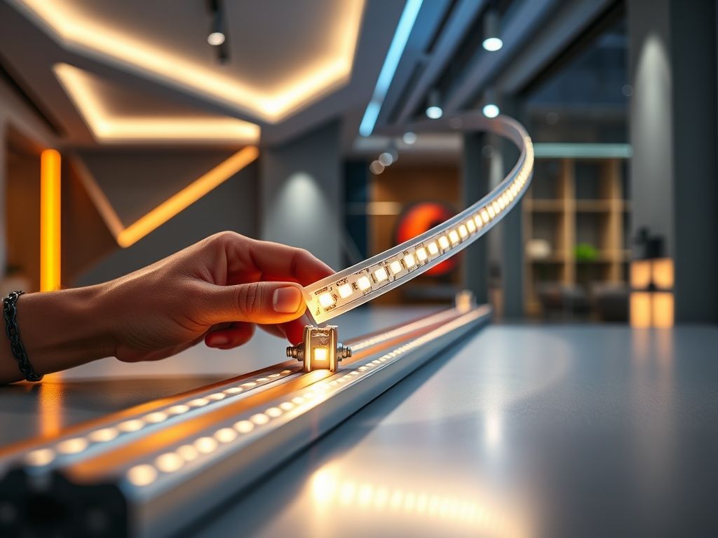 Como instalar fita LED em perfil de alumínio