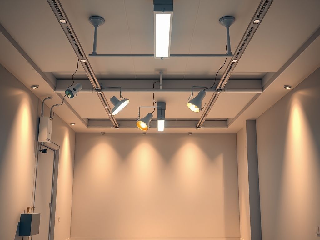 Como instalar luminárias articuláveis em paredes e tetos