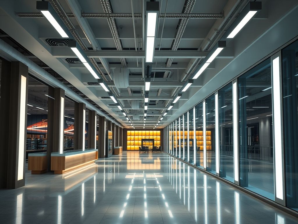 Como instalar perfil LED em ambientes corporativos