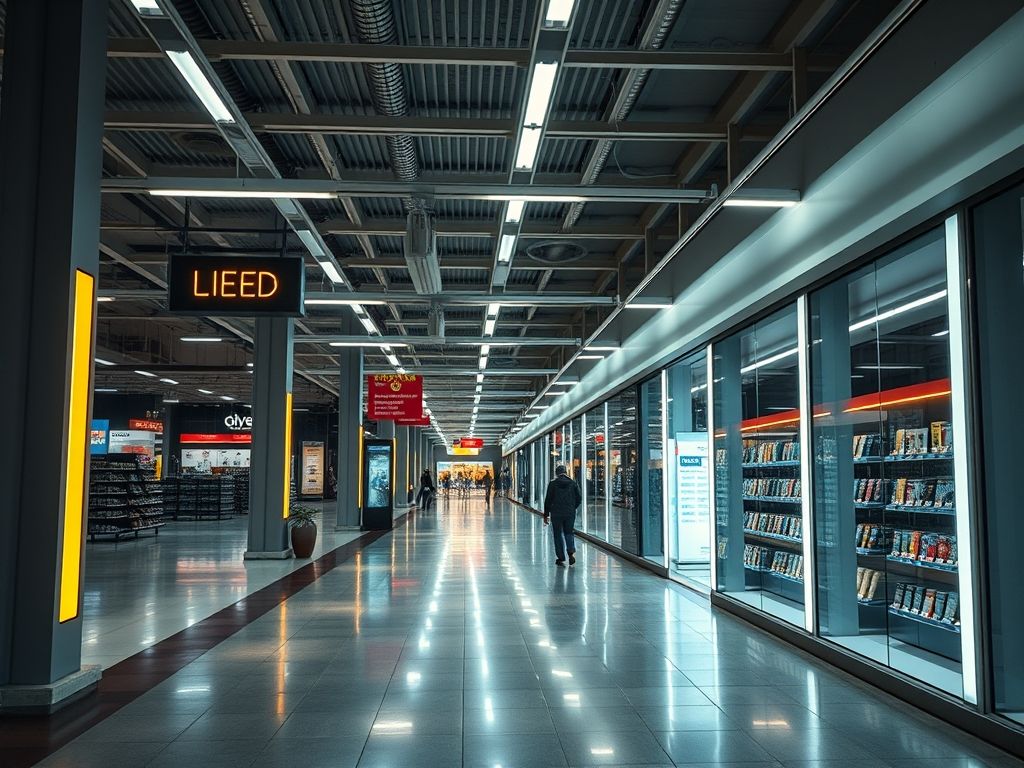 Como instalar perfil LED em bancadas comerciais