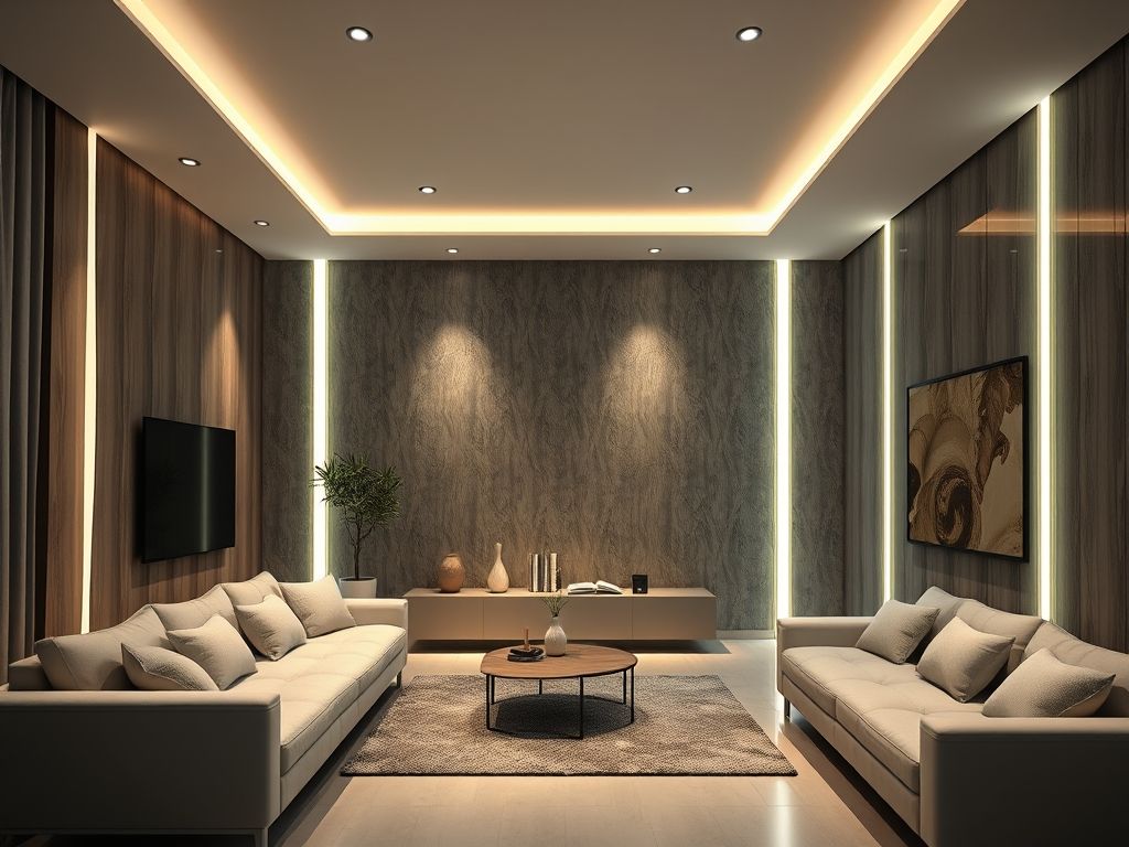 Como instalar perfil LED em divisórias decorativas