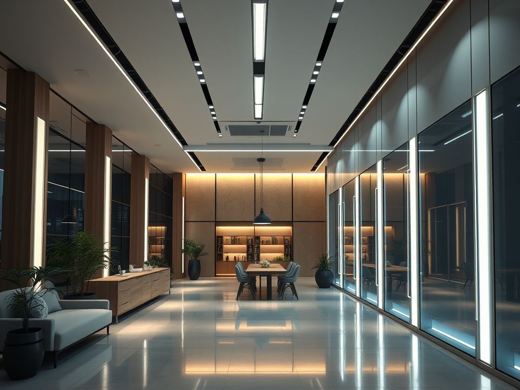 Como instalar perfil LED em estúdios modernos