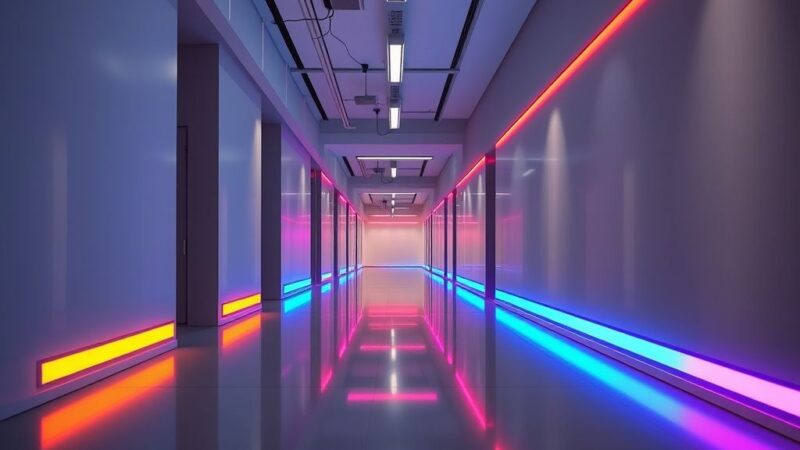 Perfil de LED para iluminação de rodapés e sancas