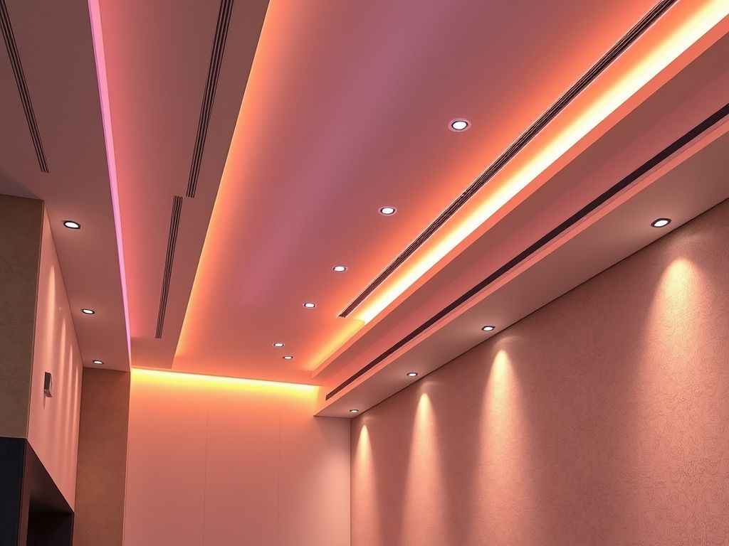 Como instalar perfis de LED em sancas de gesso