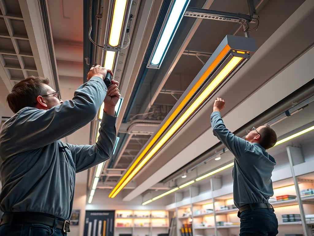 Como instalar perfis de LED inovadores com sistemas de automação