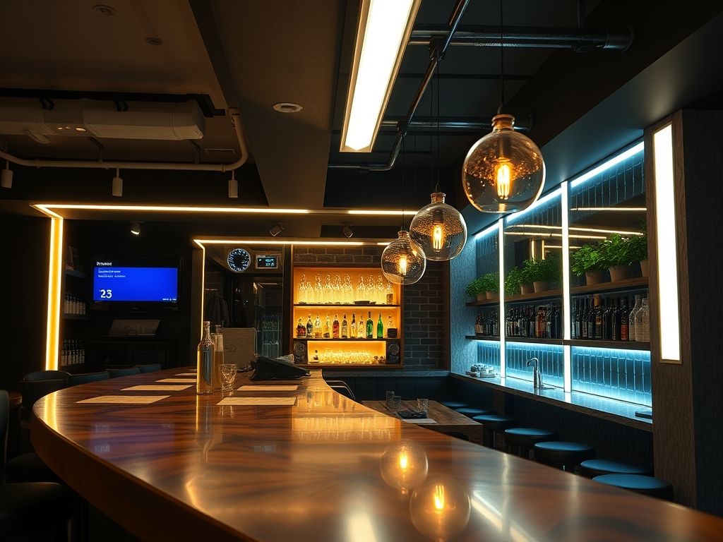 Como montar perfil LED em bancadas de bar