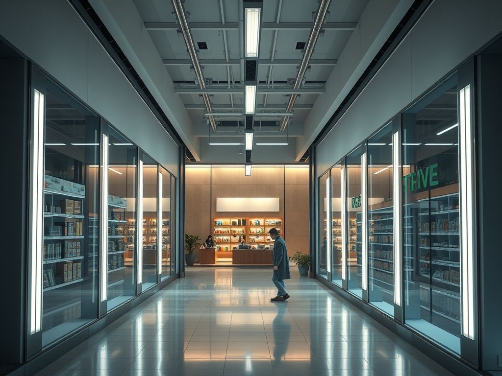 Como montar perfil LED em vitrines comerciais