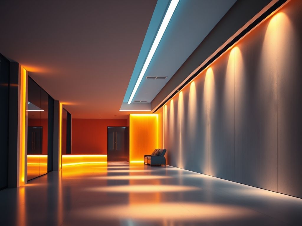 Como planejar iluminação contínua com perfis de LED inovadores