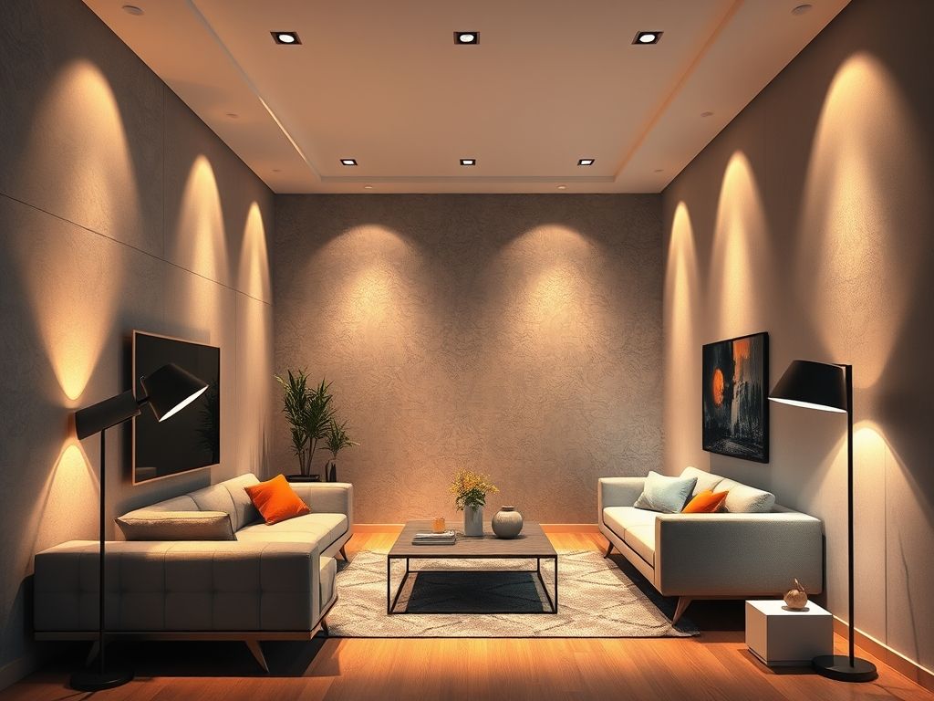 Como planejar iluminação em camadas em ambientes pequenos